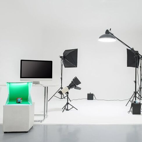 ULTECHNOVO 40cm Portable Folding Mini Photo Studio Light Box with Adjustable LED Lighting and 6 Color Backdrops for Product Photography and Small Item Shoots in Kuwait