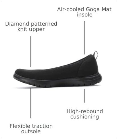 Skechers Women's On-The-Go Flex - Siena, Black, 10 B (M) in Kuwait