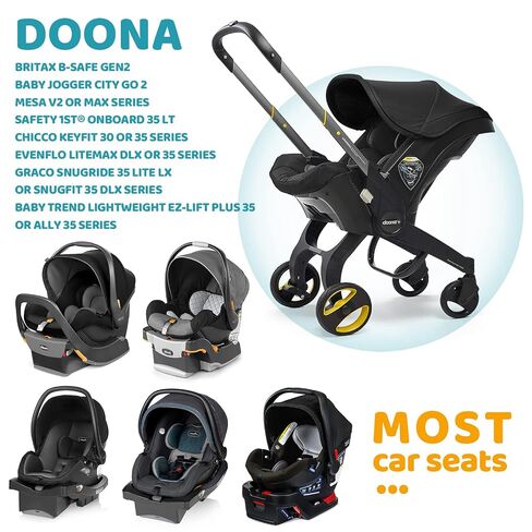 Car Seat Rain Cover, Universal Baby Travel Weather Shield, Light Gray | Compatible with Doona Infant Car Seat Stroller, Breathable Side Ventilation, Easy Access, Protect from Rain, Snow, Wind, Dust in Kuwait