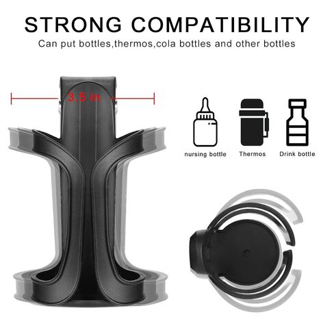 Accmor Stroller Cup Holder, Universal Cup Holder for Uppababy, Nuna, Doona Strollers, 360 ° Rotatable Bottle Holder for Stroller, Wheelchair, Walker in Kuwait