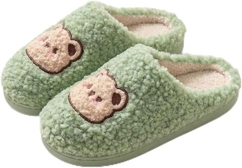 Ultra Comfy Teddy Bear Slippers, Extra Soft Cozy Autumn Winter Indoor Outdoor Slip Ons, Cozy Home Lounge Bedroom Footwear in Saudi Arabia