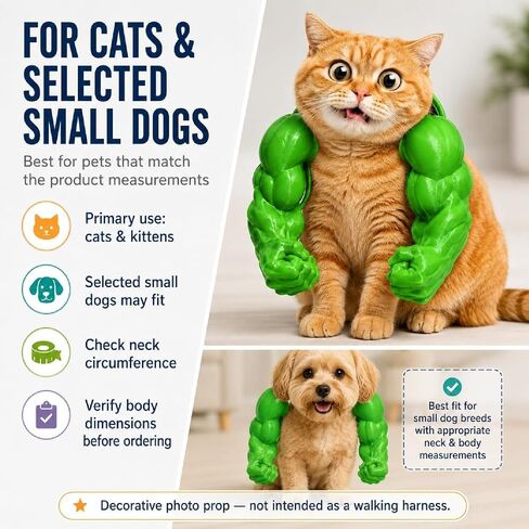 Muscle Arms Pet Costume Photo Prop for Cats and Small Dogs in Kuwait