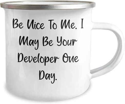 Developer Humor Be Nice to Me Funny Gifts for Birthday Developer Gifts from Friends to Fellow Coders and Tech Enthusiasts in Kuwait