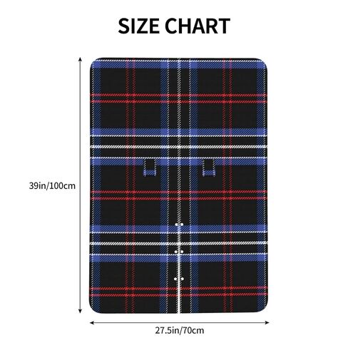 Scottish Plaid (2) Baby Car Seat Cover & Breastfeeding Nursing Cover - Breathable Stretch Fabric Multi-Use Nursing Cover for Breastfeeding in Kuwait