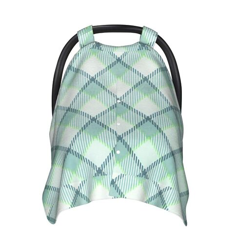 and-Texture-in-A-Cage Baby Car Seat Cover & Breastfeeding Nursing Cover - Breathable Stretch Fabric Multi-Use Nursing Cover for Breastfeeding in Kuwait