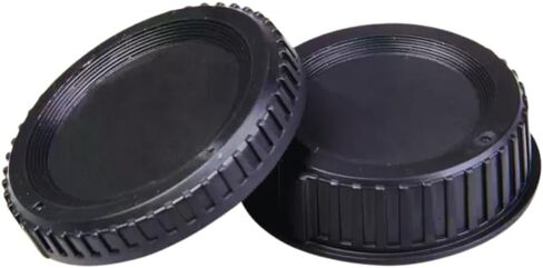 Front Body Cap and Rear Lens Cap Cover for Nikon D7500 D7200 D7100 D7000 D5600 D5300 D5200 D5100 D3500 D3400 D3300 D3200 D3100 D850 D810 D800 D750 D600 D90 D80 More Nikon F Mount DSLR and Lens in Kuwait
