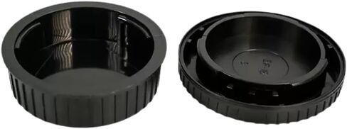 Front Body Cap and Rear Lens Cap Cover for Nikon D7500 D7200 D7100 D7000 D5600 D5300 D5200 D5100 D3500 D3400 D3300 D3200 D3100 D850 D810 D800 D750 D600 D90 D80 More Nikon F Mount DSLR and Lens in Kuwait