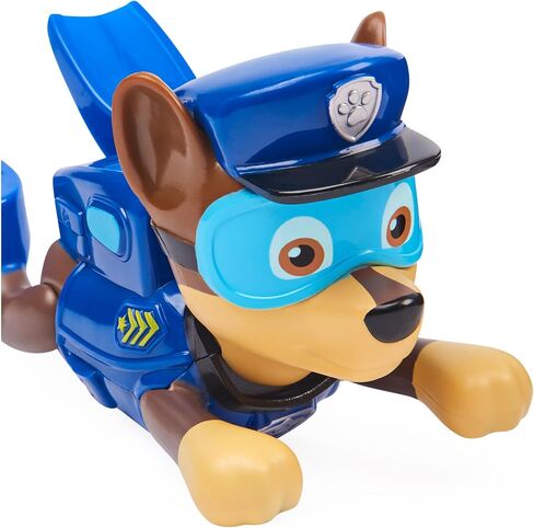 SwimWays PAW Patrol Chase Paddlin' Pups Pool Toy for Ages 4+ | Floating Waterproof Figurines Inspire Imaginative Play; Perfect Pool Party Accessories and Bath Toys for Young Swimmers in Kuwait