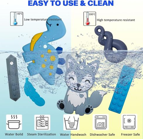 Chew Necklaces for Sensory Kids, Sensory Toys for Kids with Autism, ADHD, SPD, 6 Pack Chewy Necklace for Anxiety Fidgeting Relief in Kuwait
