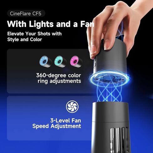 COLBOR CF5 Mini Fog Machine Portable Smoke Machine 40W Handheld with Remote Control, Small Fogger Haze Maker for Indoor Outdoor Film,Photography,Streaming,Weddings Stage,Rechargeable Fog Machine in Kuwait