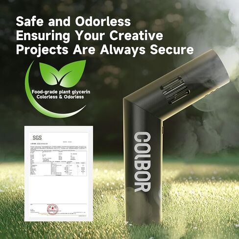 COLBOR CF5 Mini Fog Machine Portable Smoke Machine 40W Handheld with Remote Control, Small Fogger Haze Maker for Indoor Outdoor Film,Photography,Streaming,Weddings Stage,Rechargeable Fog Machine in Kuwait