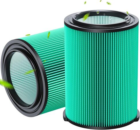 VF4000 Replacement Filter for RIDGID Wet/Dry Vacuum 5-20 Gallon | 2-Pack Standard Wet/Dry Vac Filter, Compatible with RIDGID Vacs 5-20 Gallons Vacuum Cleaner in Kuwait