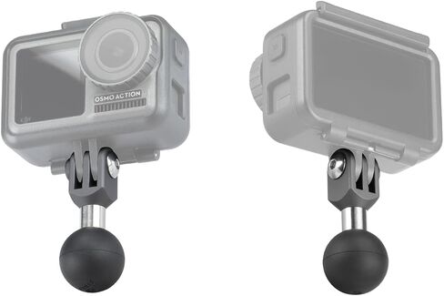 FANAUE GB-01 Action Camera Universal Ball Adapter Interface 1" Ball Assembly,Compatible with GOPRO Hero 9/10/11 and Other Brands of Action Cameras in Kuwait