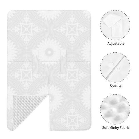 Mandalas-Decorative-Elements-with-Hand-Drawn-Floral Baby Car Seat Cover & Breastfeeding Nursing Cover - Breathable Stretch Fabric Multi-Use Nursing Cover for Breastfeeding in Kuwait