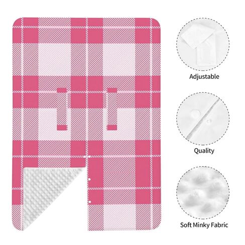 Valentines-Day-Tartan-Plaid-in-Red-and-White-Cage-Cage-Traditional-Scottis Baby Car Seat Cover & Breastfeeding Nursing Cover - Breathable Stretch Fabric Multi-Use Nursing Cover for Breastfeeding in Kuwait