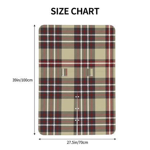 Plaid-Check-Texture Baby Car Seat Cover & Breastfeeding Nursing Cover - Breathable Stretch Fabric Multi-Use Nursing Cover for Breastfeeding in Kuwait