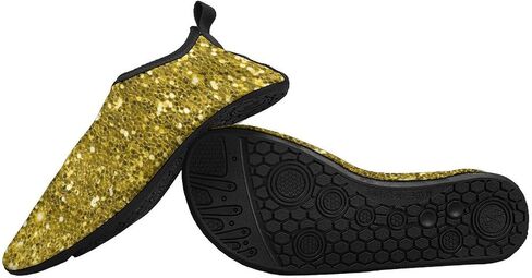 Rainbow Glitter Sparkle Water Shoes for Women Men Quick Dry Swim Beach Shoes for Swimming Pool in Kuwait