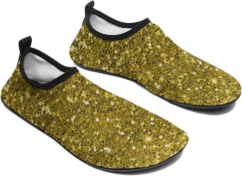 Rainbow Glitter Sparkle Water Shoes for Women Men Quick Dry Swim Beach Shoes for Swimming Pool in Kuwait