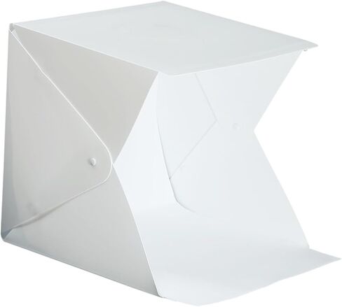 ULTECHNOVO Portable 20cm Mini Photo Box LED Light Tent with Two-Color Backdrops, Folding Photography Softbox for Small Product Shooting and Tabletop Studio Use in Kuwait