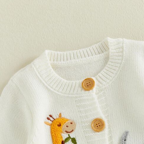Baby Boy Knit Sweater Winter Clothes Outfit Long Sleeve Animal Onesie Romper Newborn 3 6 9 12 Months Warm Jumpsuit in Kuwait