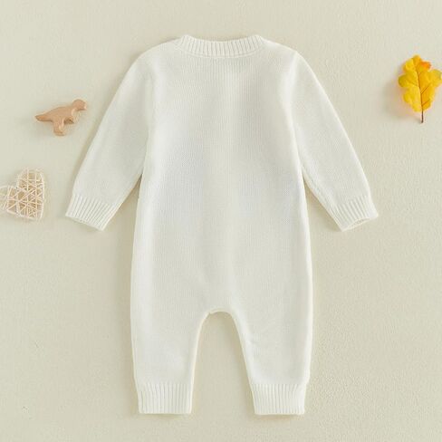 Baby Boy Knit Sweater Winter Clothes Outfit Long Sleeve Animal Onesie Romper Newborn 3 6 9 12 Months Warm Jumpsuit in Kuwait