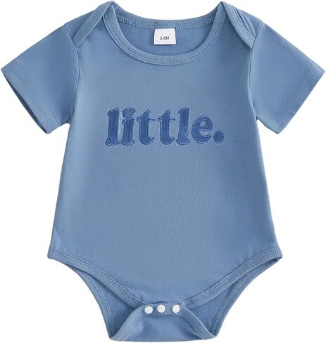 Big Middle Little Sibling Shirt Matching Sibling Outfits Baby Romper Boy and Girl Brother Sister Matching Outfits in Kuwait