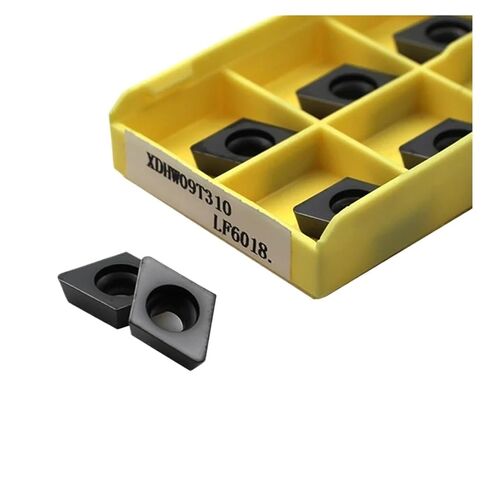 Indexable Lathe Carbide Insert 10PCS 060210 09T310 LF6018 Milling Hard Alloy External Turning Tools Lathe Blade Cutter(09T310 LF6018) in Kuwait