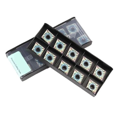 Indexable Lathe Carbide Insert 10PCS CNMG120404-MA TF618 Hard Alloy External Turning Tool Used for High Hardness Quenched Steel in Kuwait