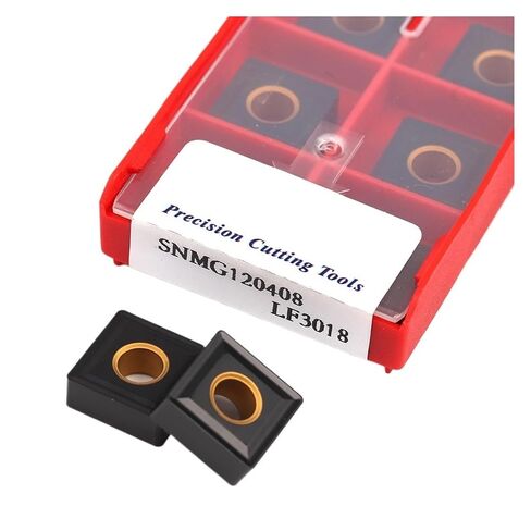 Indexable Lathe Carbide Insert 10pcs SNMG120408 LF3018 Hard Alloy Cutting Lathe Tools Turning Blades use for Machining Cast Iron in Kuwait