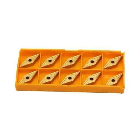 Indexable Lathe Carbide Insert 10PCS VNMG160404-MA 6020 Hard Alloy Tools External Turning Tool Cutting Blade Suitable for Steel Processing in Kuwait