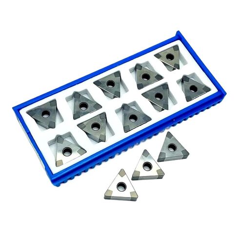 Indexable Lathe Carbide Insert 10PCS TNMG160404-6T External Turning Tool Hard Alloy Hardened Steel Metal Lathe in Kuwait