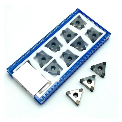 Indexable Lathe Carbide Insert 10PCS TNMG160404-6T External Turning Tool Hard Alloy Hardened Steel Metal Lathe in Kuwait