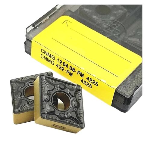 Indexable Lathe Carbide Insert 10PCS CNMG120404 CNMG120408 PM4225 Hard Alloy External Turning Tool(CNMG 120404-PM4225) in Kuwait