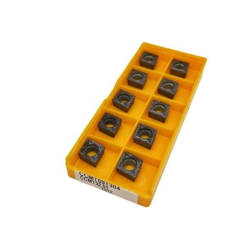 Indexable Lathe Carbide Insert 10PCS CCMT09T304 15TF 6020 Hard Alloy Internal Turning Tool Cutting Applies to Lathe Tools(CCMT09T304 15TF) in Kuwait