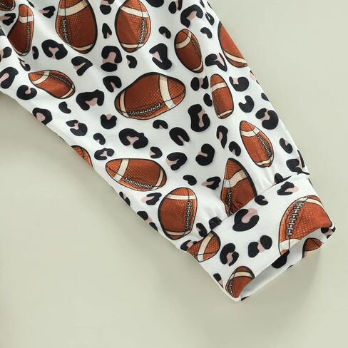 Toddler Baby Girl Football Outfit Rugby Print Jumpsuit Spaghetti Strap Romper Overalls Pants Kids One Piece Clothes in Kuwait