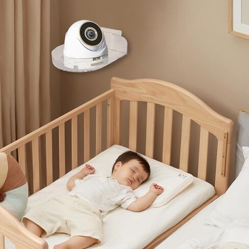 BIROS Camera Shelf, Monitor Wall Mount Wall-Mounted Security Bracket | 2X Monitor Bracket for Nursery Room Bedroom Bathroom Home Apartments Retail Indoor Outdoor in Kuwait