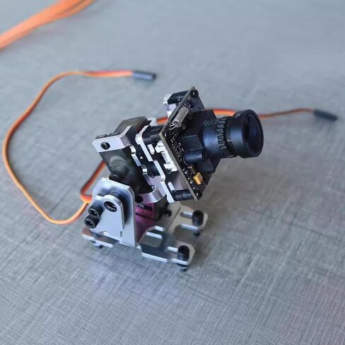 Metal Dual Gimbal Bracket Servos Not Included for RC Car & FPV Camera Drone in Kuwait