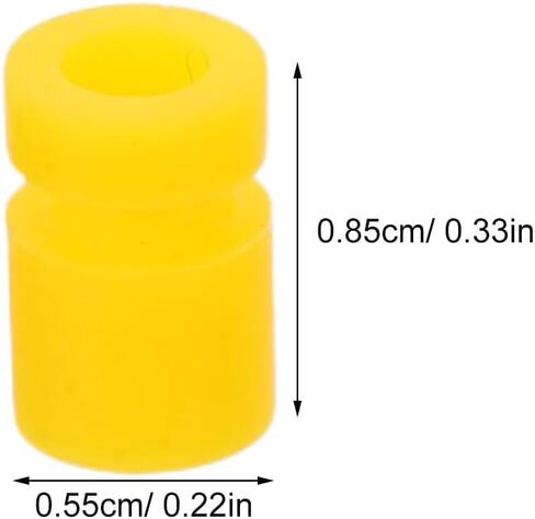 50pcs Silicone Shock Absorption Balls for Drone Gimbal and Camera, Yellow M5x8.5mm Anti-vibration Mounts with Stable Performance and Reliable Durability for Rc Quadcopter in Kuwait