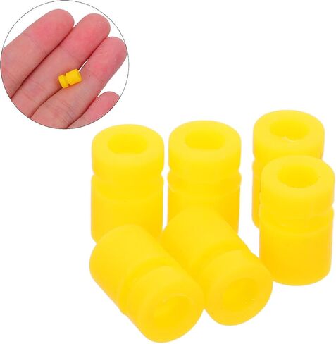 50pcs Silicone Shock Absorption Balls for Drone Gimbal and Camera, Yellow M5x8.5mm Anti-vibration Mounts with Stable Performance and Reliable Durability for Rc Quadcopter in Kuwait