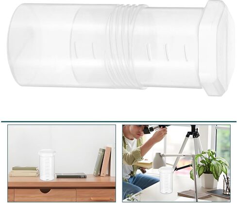 CLISPEED Telescope Eyepiece Dust Caps White Plastic Covers Enhance Observation Clarity and Provide Dust Protection Quick Installation Portable Design for Astronomy Enthusiasts in Kuwait