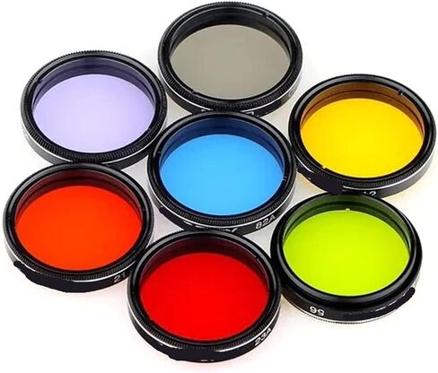 Filter 1.25" Moon +CPL +Five Color Kit ，Compatible for Lunar Planetary View Reduces Light SV155 in Kuwait