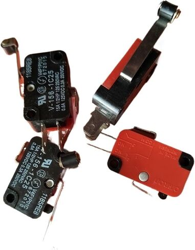 10Pcs Roller Lever Arm SPDT NO/NC Momentary Switches V-156-1C25 in Kuwait