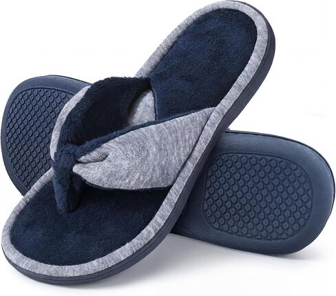 Wishcotton Women's Memory Foam Spa Thong Flip Flops Cozy Indoor Slippers, Ladies Summer Lightweight Open Toe House Sandals in Kuwait