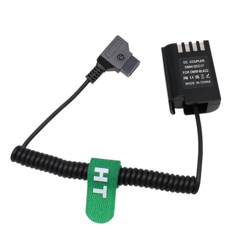D-tap DMC-DCC17 Power for Panasonic Lumix GH6, G9, G9 II, S5, S5 II, S5 IIX, GH5m2, GH5S DSLR Camera DMW-BLK22 Dummy Battery in Kuwait