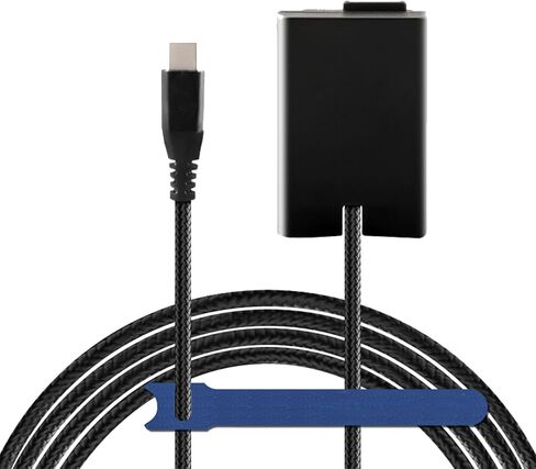 New Braided Cable Type-C USBC PD Straight EP-5G DC Coupler EN-EL25 Dummy Battery for Nikon Z30 Z50 ZFC Cameras in Kuwait