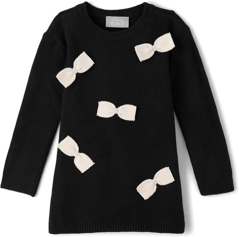 The Children's Place Baby and Toddler Girls' Long Sleeve Sweater Dress in Kuwait