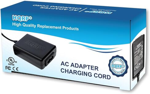 HQRP Replacement AC Adapter/Charger Compatible with JVC GR-AXM17U / GRAXM17U Camcorder with USA Cord & Euro Plug Adapter in Kuwait