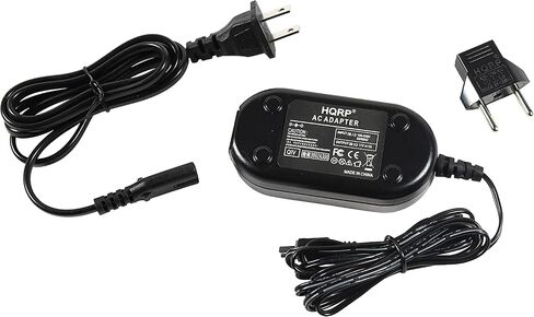 HQRP Replacement AC Adapter/Charger Compatible with JVC GR-AXM17U / GRAXM17U Camcorder with USA Cord & Euro Plug Adapter in Kuwait