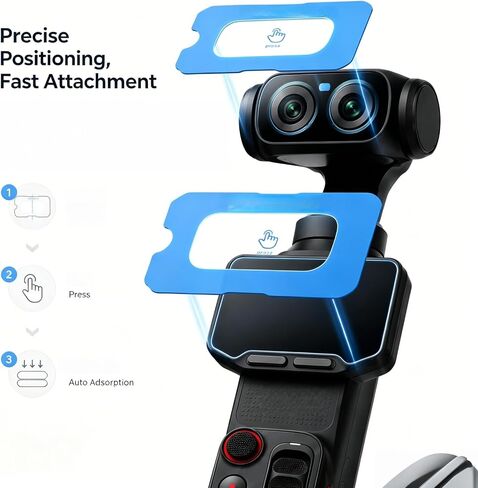 Tempered Glass Screen Protector Compatible with Insta360 Luna Ultra, Anti-Scratch Film for Gimbal Camera in Kuwait