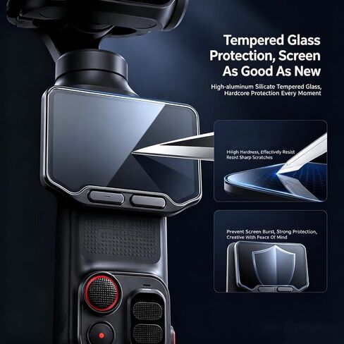 Tempered Glass Screen Protector Compatible with Insta360 Luna Ultra, Anti-Scratch Film for Gimbal Camera in Kuwait